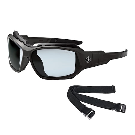Ergodyne LOKI, Safety Glasses, Anti-Fog, Indoor/Outdoor Lens, Matte Black Frame Frame, Full-Frame LOKI-AFAS